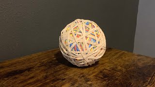 How to make a rubber band ball [upl. by Hermon]