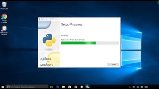 How to install Python 374 on Windows 10 [upl. by Baiel]