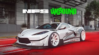 NFS Unbound  Corvette C8 Customization Gameplay [upl. by Lawry342]