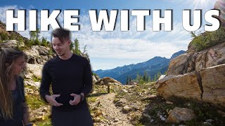 Unedited Raw Hiking ASMR in the Canadian Rockies [upl. by Kotto636]