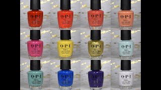 OPI  Mexico City  Spring 2020  Live Swatches [upl. by Latin]