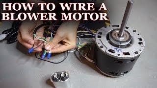 How To Wire a Furnace or AC Blower Motor [upl. by Eckhardt]