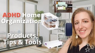 ADHD Home Organization Products Tips amp Tools for Motivation amp Consistency [upl. by Granoff]