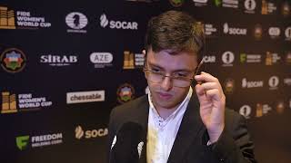 Nijat Abasov about his fan support in the FIDE World Cup “It boosts my confidence” [upl. by Okiruy]