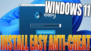 Easy Anti Cheat How To Manually Install In Windows 11 [upl. by Gentry]