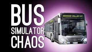 Bus Simulator Xbox One Gameplay BUS CHAOS Lets Play Bus Simulator [upl. by Ailedua936]