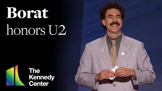 Borat honors U2  45th Kennedy Center Honors [upl. by Markson]