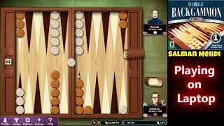 Epic Backgammon Win – Hoyle Board 2013  Intense Endgame Victory [upl. by Ahsercal567]