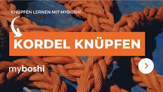 Eine Kordel knüpfen  myboshi [upl. by Dimitry]