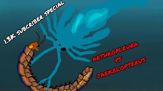 Jaekelopterus VS Arthropleura 13K special [upl. by Noisla]