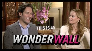 Leslie Mann chats working with family and more  Wonderwall Exclusive for Dec 18 2012 [upl. by Agretha543]