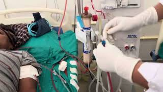 How to terminate of dialysis nipro hemodialysis ckdpatient ckdpatient [upl. by Cordula578]