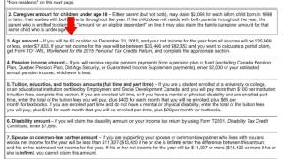 TD1 federal tax form [upl. by Niawd]