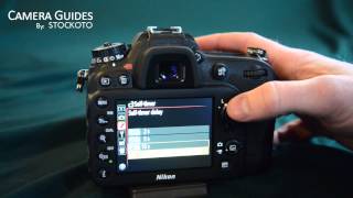 How to set a selftimer on the Nikon D7100 [upl. by Ellevehc]