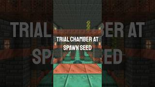 Trial Chamber at Spawn  Minecraft 121 Seed  minecraft [upl. by Stillas]