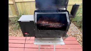 GMG Davy Crockett Smoked Brisket [upl. by Nireil]