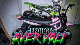 project OVER VOLT  Buying A Mini Electric Dirt Bike 800w Motor Off Amazon [upl. by Thaddaus33]