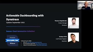 Actionable Dashboards for DevOps SRE and k8s with Dynatrace  Update September 2022 [upl. by Olivier262]