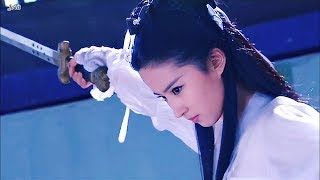 Yifei Liu  Fascinating Fight Scenes in Condor Heroes  刘亦菲《神雕侠侣》小龙女打戏混剪 [upl. by Ike]