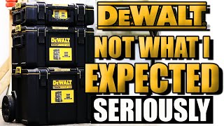 New DeWALT TOUGHSYSTEM 20 Storage Boxes ARE NOT WHAT I EXPECTED is this serious [upl. by Arihsaj]