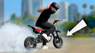 I Built a Mini Electric Supermoto 60mph [upl. by Kinnie]