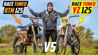 YZ125 vs KTM 125 2 Stroke  Which Bike is Faster [upl. by Aihsirt]