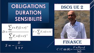 MARCHÉ DES OBLIGATIONS DURATION SENSIBILITÉ [upl. by Adrell]