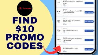 How to Get 10 Postmates Promo Code  Postmates Discount [upl. by Hayton]