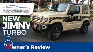 Suzuki Jimny 2019  Owners Review Specs Features amp Price in Pakistan  PakWheels [upl. by Wilburt548]