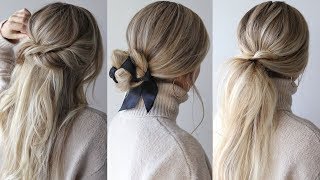 EASY HAIRSTYLES PERFECT FOR FALL AUTUMN [upl. by Ontine]