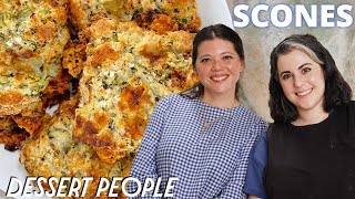 How To Make Delicious SCONES At Home  Dessert People [upl. by Greenleaf]