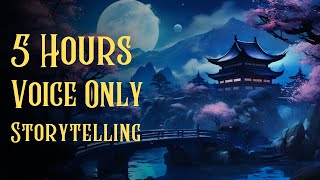 5 HOURS of STORYTELLING for Sleep  VoiceOnly  Compilation Stories  ASMR [upl. by Lowe]