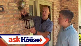 How to Replace a Post Light  Ask This Old House [upl. by Otreblif]