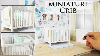 DIY Miniature  Crib [upl. by Glynas]