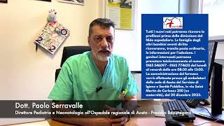 Profilassi bronchiolite  Intervista al Dott Paolo Serravalle [upl. by Vickey]