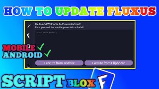 HOW TO UPDATE FLUXUS FULL TUTORIAL [upl. by Olifoet]