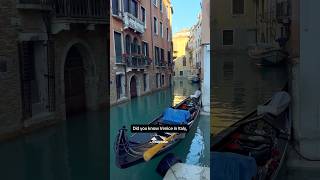 Venice Italy Unique Fact shorts shortsvideo venice italy [upl. by Tnattirb]