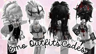 Emo Outfits IdeasOutfits Codes w Links Roblox berry Avenue outfit codes 🖤 [upl. by Aindrea811]