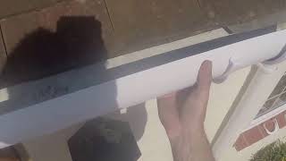 How to EASILY replace a length of Gutter  Gutter Maintenance Tutorial [upl. by Geiger]