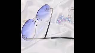 Women Rimless Sunglasses  CSS00201  Keepioneer [upl. by Lemahs]