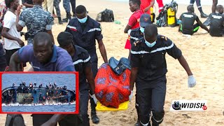 Direct Mbour  Chavirement dun pirogue  Au moins 24 corps retrouvés sur la plage [upl. by Zischke309]