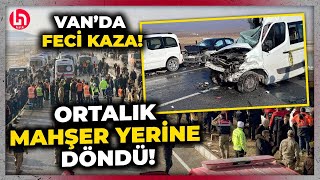 Vanda feci kaza Çok sayıda araç birbirine girdi Ölü ve yaralılar var [upl. by Wernda]