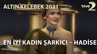 Pantene Altın Kelebek 2021 En İyi Kadın Şarkıcı – Hadise [upl. by Neural]