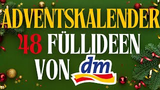 dm Adventskalender selber befüllen 48 Ideen für unter 3€  Adventskalender 2024  Frauen amp Männer [upl. by Ahtela]