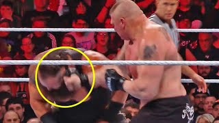 10 Brutal Real Contact Strikes In WWE [upl. by Ternan272]