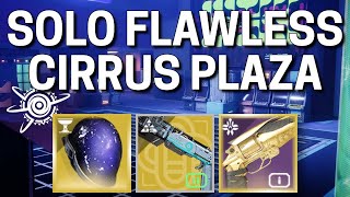 Solo Flawless Cirrus Plaza  Voidwalker Destiny 2 [upl. by Llarret817]