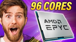 HOLY HT  The FASTEST CPU on the Planet  AMD EPYC 9654 [upl. by Alyosha]