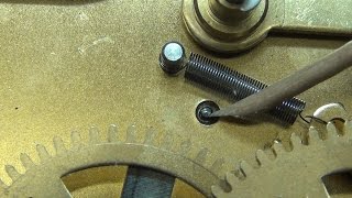 How to Examine Clean Oil and Setup a Grandfather Clock  part 1 of 4 [upl. by Saihttam42]