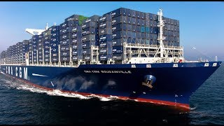 Top 10 Biggest Container Ships Floating on Waves in Ocean [upl. by Ernestine]