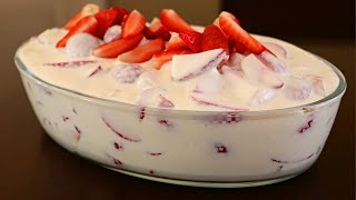 FRESAS CON CREMA las más cremosas y ricas para el 14 de febrero [upl. by Lucina]